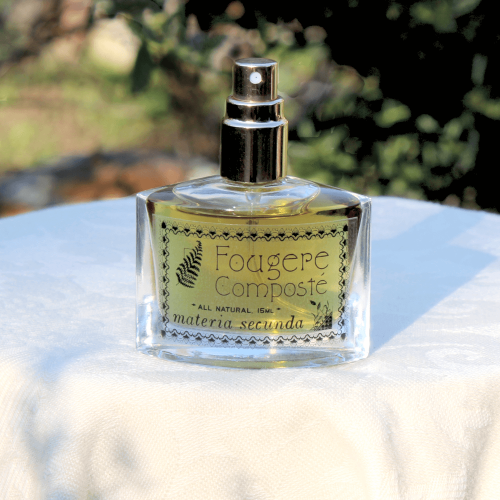 A bottle of fougere perfume